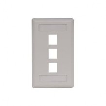 HUB-IFP13EI 3 Port Face Plate - Electric Ivory
