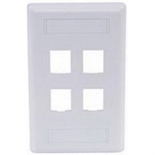 HUB-IFP14W 4 Port Face Plate - White