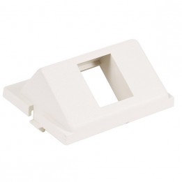 HUB-IM1KA15OW InfineStation - 1 port Keystone Angled (1.5u) - Office White