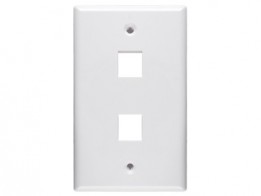 HUB-NSP12W netSELECT - 2 Port Face Plate - White