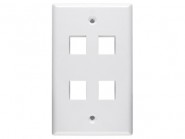 HUB-NSP14W netSELECT - 4 Port Face Plate - White