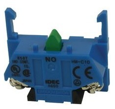 IDEC-HWC10 Contact Block - 1NO - Exposed Screw Terminals