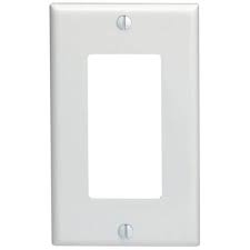 KORA-SWD45211 Single Gang Decora Wall Plate - White