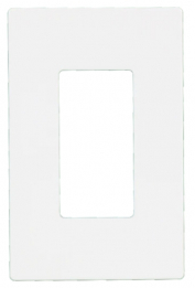 KORA-SWD45611 Screwless Single Gang Decora Wall Plate - White