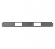MID-DECP1X2 1U Panel - Mounts 2 Decora Straps
