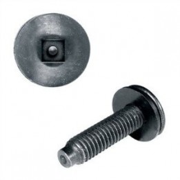 MID-HSK #10-32 x3/4" Security Square Rack Screws w/Pin - (100/pkg)