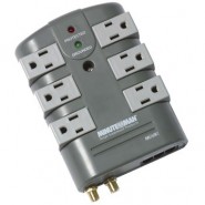 MIN-MMS760RCT 6 Outlet Rotating Power Bar - 2160J Surge Suppressor