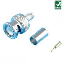 MODE-213440 BNC - Male Crimp Type 174 - 3 piece