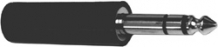 MODE-246210 1/4" Stereo Plastic Plug - Black