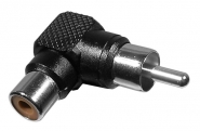 MODE-271120 Right Angle RCA Coupler M/F