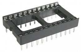 MODE-390160 16 position Dual Wipe Standard IC Socket