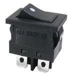 MODE-461500 Rocker Switch - On/Off DPST - 10A 250Vac