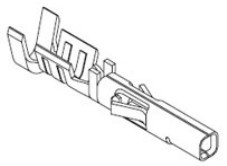 MOLX-430300007 Molex - Micro-Fit 3.0 - 24-20ga Socket Contact, 600V 5A