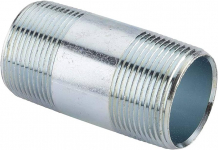 NES-NP05015 1/2" NPT x 1-1/2" Rigid Conduit Nipple - Zinc Plated