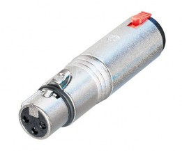 NEU-NA3FJ Neutrik - 3 pole XLR female - stereo 1/4" locking jack