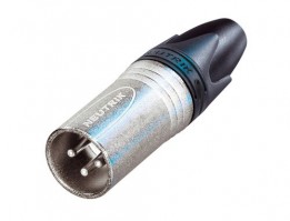 NEU-NC3MXX Neutrik - 3 pole XLR male cable connector - Nickel