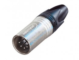 NEU-NC5MXX Neutrik - 5 pole XLR male cable connector - Nickel