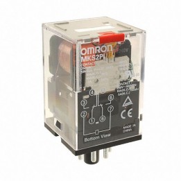 OMRON-MKS2PIAC24 Power Relay DPDT- 10A 24Vac