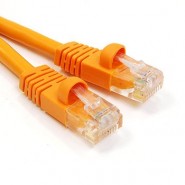 PAT-C5EOR000-001-ORANGE Patch Cord moulded Cat5E - orange - 1’