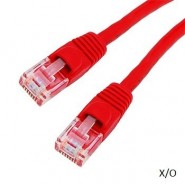 PAT-C6RD0000-025-RED Patch Cord moulded Cat6 - red - 25’