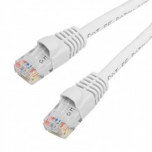 PAT-C6WH0000-025-WHITE Patch Cord moulded Cat6 - white - 25’