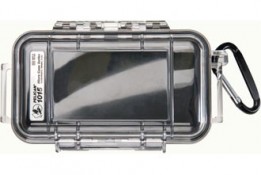 PEL-1015005100 Pelican - Micro Case  - 5.17" x 2.64" x 1.37" - Black/Clear