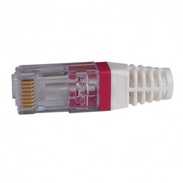 PLA-100030R EZ-RJ45 CAT6 Strain Relief Red - (50pk)