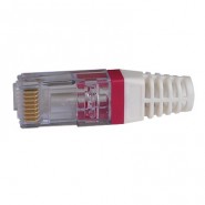 PLA-100030R EZ-RJ45 CAT6 Strain Relief Red - (50pk)