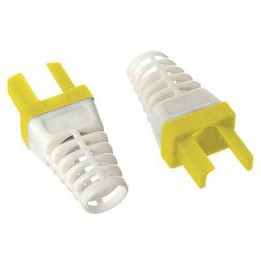 PLA-100030Y EZ-RJ45 CAT6 Strain Relief Yellow - (50pk)