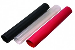 SHR-DW025000-004-RED 1/4" heat shrink  -  dual wall  -  red  -  4'