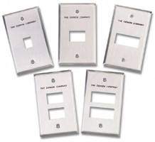 SIE-MXFPS01SS MAX Face plate - 1 port - Stainless Steel