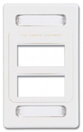 SIE-MXFPS0680 MAX Face plate - 6 port - Light Ivory