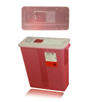 SMT-310 3 Gallon Sharps Containers w/Rotary Lid