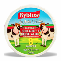 10-286-2 BYBLOS LAS JOLIE VACHE CHEESE "red"36/4.23 OZ