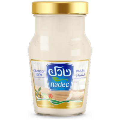 10-449-2 NADEC CHEDDAR CHEESE JARS 12/240 GR