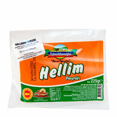 10-497-2 TAHSILDAR "HELLIM" HALLOUMI CHEESE 12/225 GR