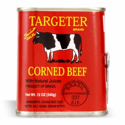 13-200-1 TARGET HALAL CORNED BEEF   24/12 OZ