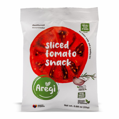 20-334-1 AREGI SLICED TOMATO SNACK 12/25 GR