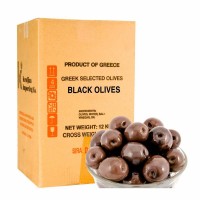 21-154-2 GREEK BLACK GIANT OLIVES 12 KG