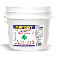 21-175-2 BLACK KOURA LEBANESE OLIVES  10 KG