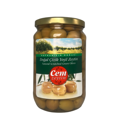 21-291-2 CEM GREEN SCRATCHED OLIVES 12/720 GR
