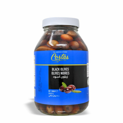21-342-2 CORTAS BLACK OLIVES 12/36 OZ
