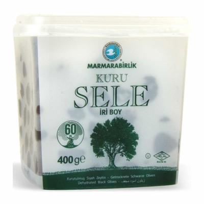 21-374-2 MB GEMLIK BLACK OLIVE KURU SELE GIANT 12/400 GR