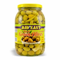 21-455-2 M.E. BALADI GREEN CRACKED OLIVE 6/48 OZ