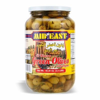 21-462-2 M.E. GREEN OLIVES W/ZAATAR 12/1 KG