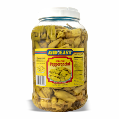 28-105-1 M.E. GREEK PEPPERS            4/1 GL