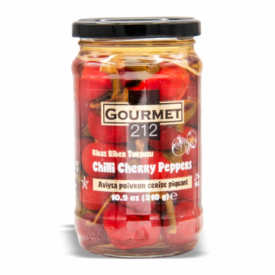 28-386-1 GURM 212 CHERRY PEPPER IN CHILI 12/320 ML