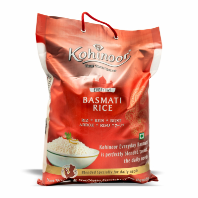 33-182-1 KOHINOOR EVERYDAY BASMATI RICE "red" 4/10 LB