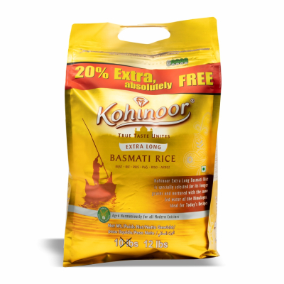 33-184-1 KOHINOOR EX LONG BASMATI GOLD  4/10 LB