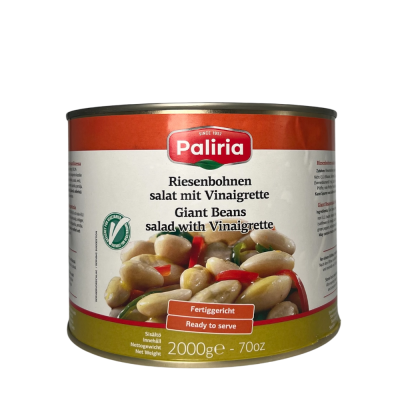 34-374-1 PALIRRIA GIANT BEANS SALAD IN VINAIGRETTE 6/2 KG